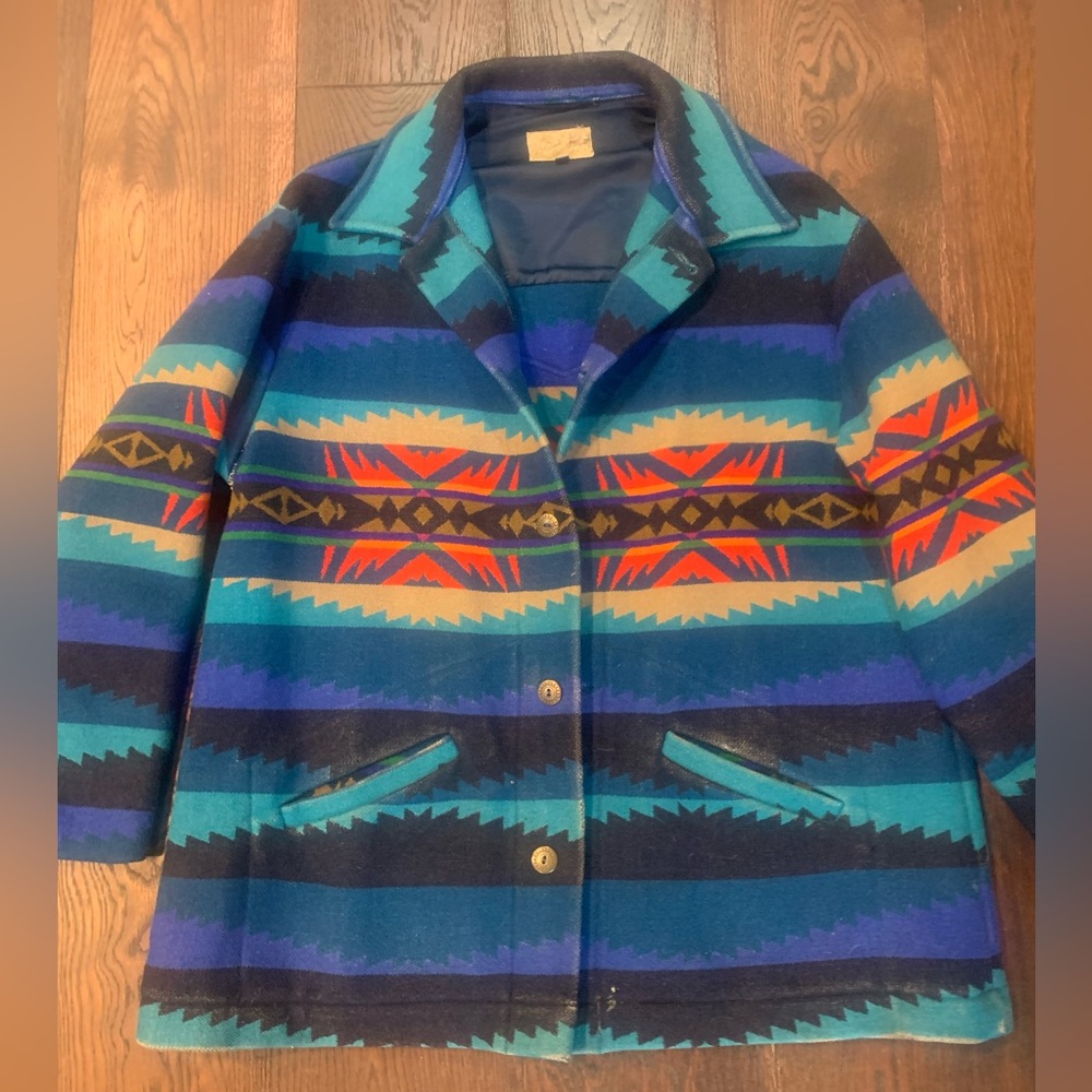 Vintage Wool Pendleton Jacquard Jacket